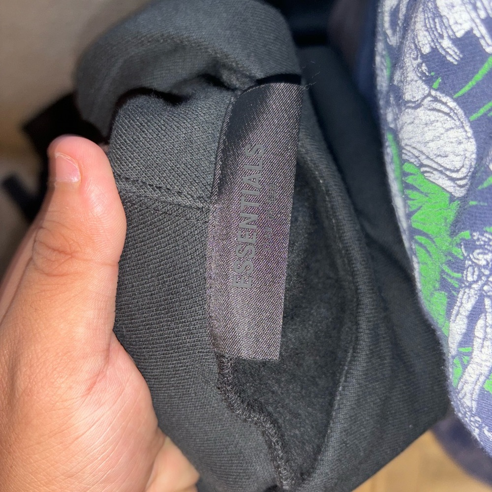 Essentials Black Hoodie